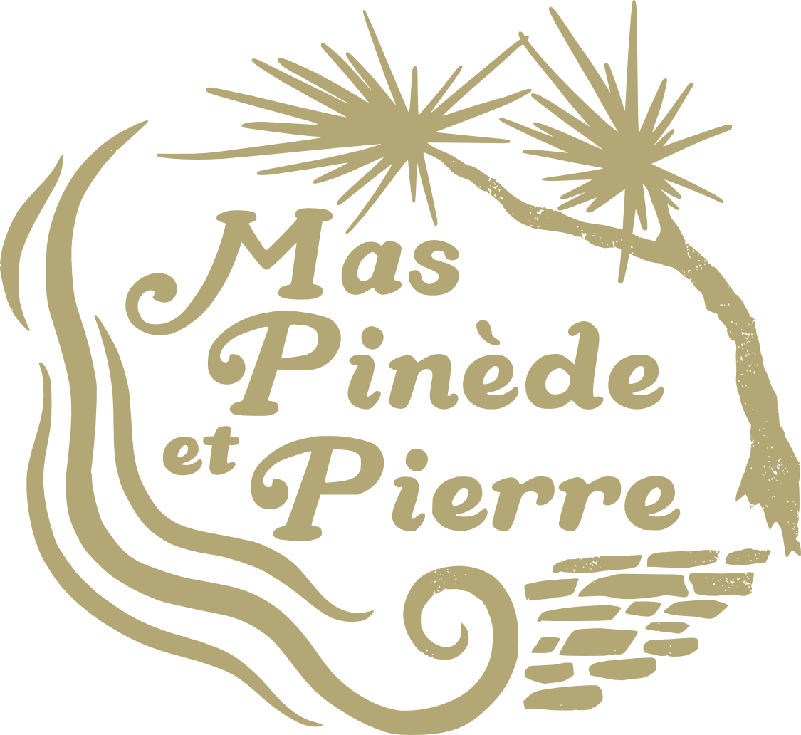 Mas Pinède et Pierre gold logo